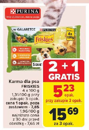 Karma dla psa w sosie Friskies vitafit Purina friskies promocja