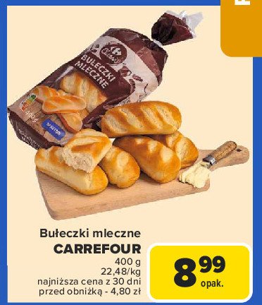 Bułeczki mleczne Carrefour promocja w Carrefour