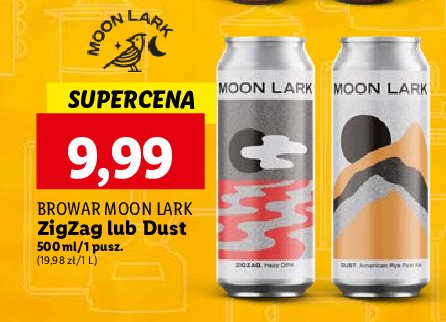 Piwo Moon lark dust promocja