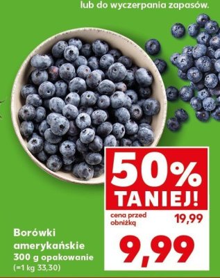 Borówki amerykańskie 300 g promocja w Kaufland