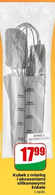 Kubek z miarką i akcesoriami silikonowymi Enkele promocja w Dino
