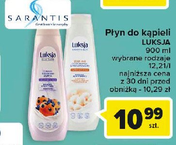 P艂yn do k膮pieli yummy blueberry muffin Luksja silk care promocja