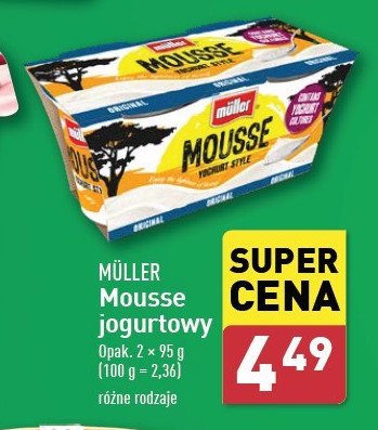 Jogurt original MULLER MOUSSE promocja