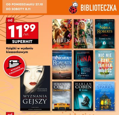 Książki w wydaniu kieszonkowym - różne tytuły promocja w Biedronka