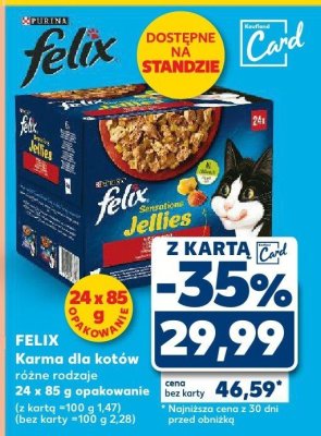Karma dla kotów różne rodzaje promocja w Kaufland
