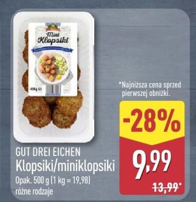 Klopsiki / miniklopsiki  promocja w Aldi