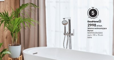 Wanna wolnostojąca Huron promocja w Castorama