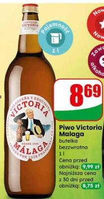 Piwo Malaga   promocja w Dino