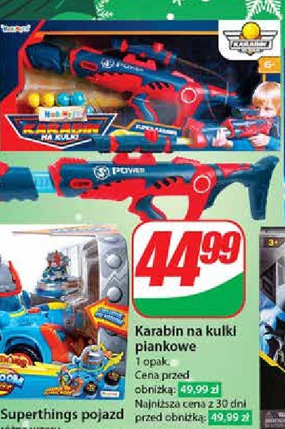 Karabin na kulki piankowe promocja