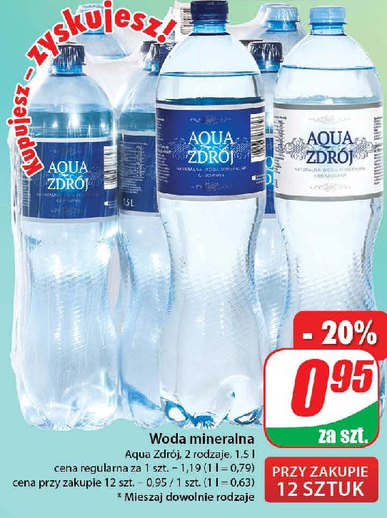 Woda gazowana Aqua zdrój promocja
