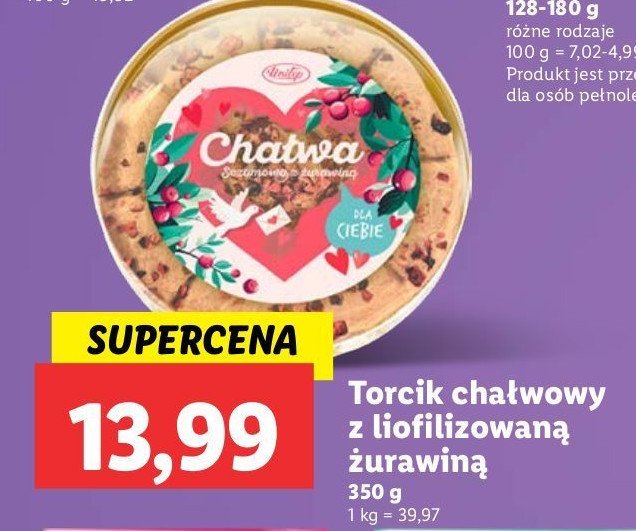 Torcik chałwowy Unitop promocja