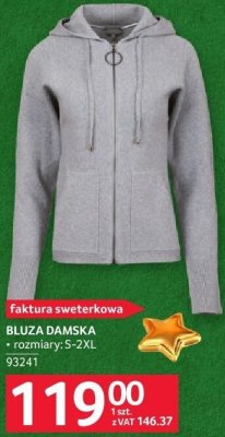 Bluza damska z kapturem promocja w Selgros