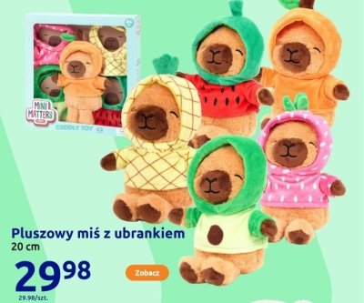 Pluszowy miś z ubrankiem - lody promocja w Action