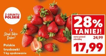 Truskawki polska K-classic st膮d takie dobre! promocja