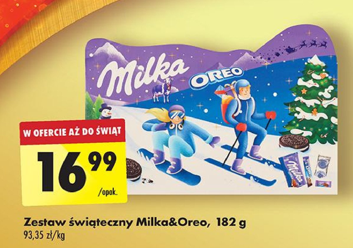 Zestaw słodyczy Milka oreo promocja