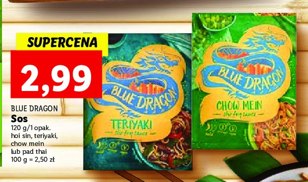 Sos hoisin Blue dragon promocja