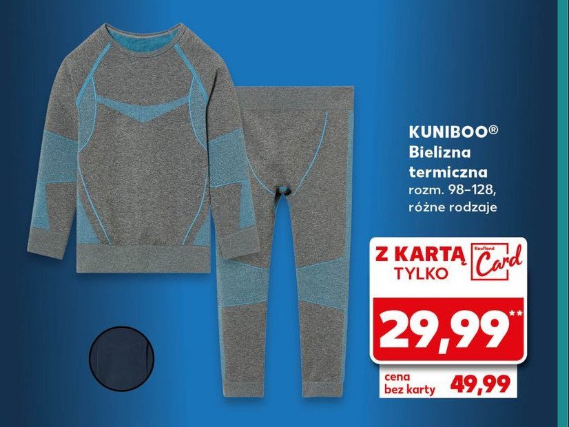 Bielizna termiczna 98-128 Kuniboo promocja w Kaufland