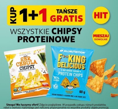 Chipsy proteinowe ser i cebula promocja w Kaufland