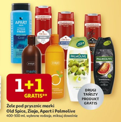 Żele pod prysznic Old Spice / Ziaja / Apart / Palmolive promocja w Auchan