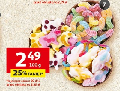Żelki Trolli wybrane rodzaje, luzem promocja w Auchan