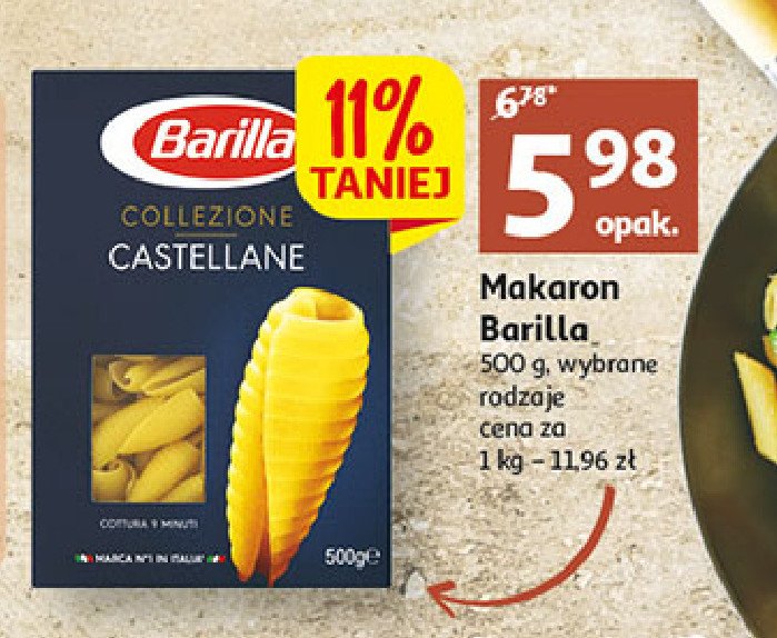 Makaron collezione castellane Barilla promocja