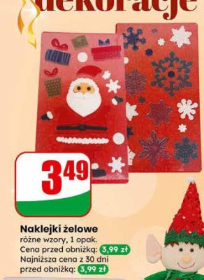 Naklejki żelowe promocja w Dino