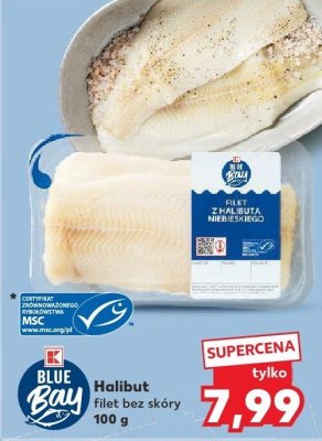 Halibut filet bez skóry promocja w Kaufland
