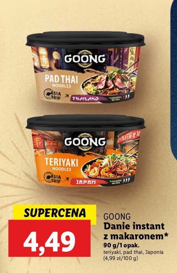 Danie teriyaki Goong promocja