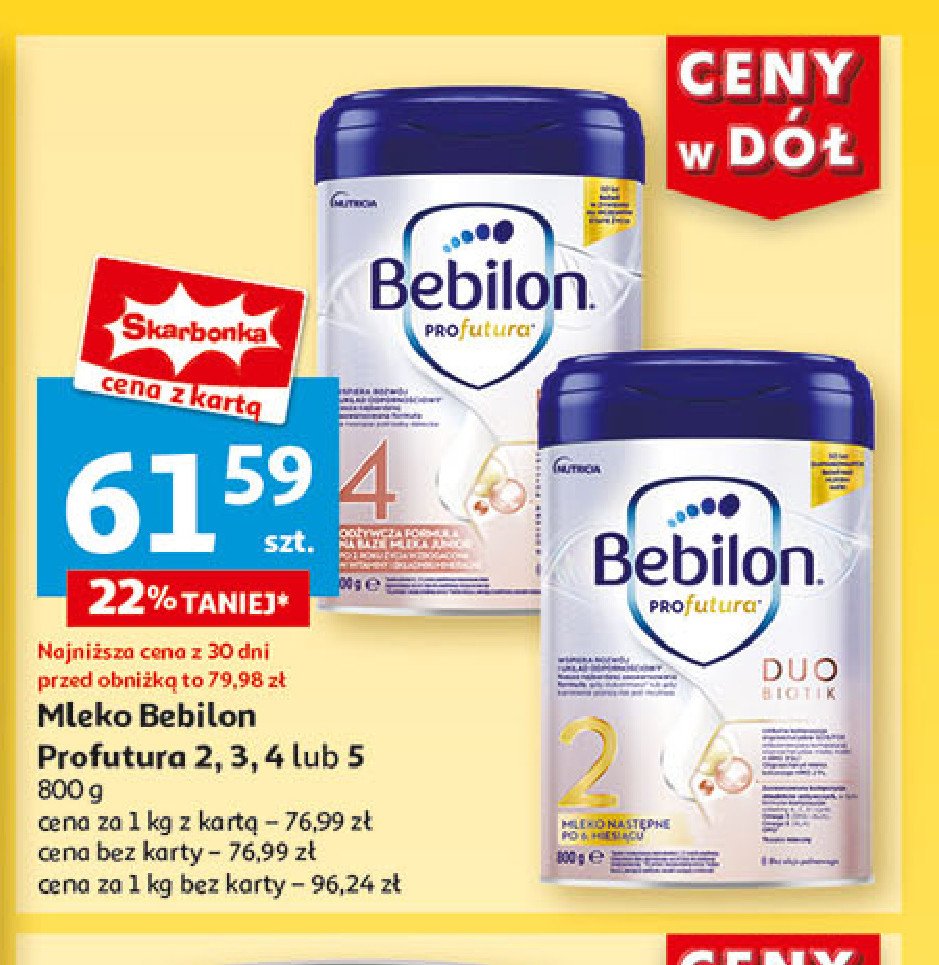 Mleko 5 Bebilon profutura duo biotik promocja