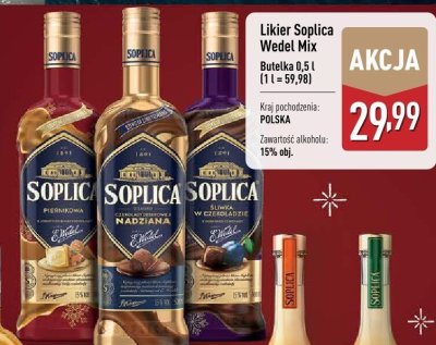 Likier Soplica Wedel Mix 0,5l promocja w Aldi
