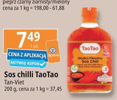 Sos chili słodko-pikantny Tao tao promocja