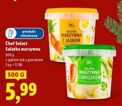 Sałatka warzywna Chef Select promocja w Lidl