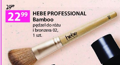 Pędzel do pudru i bronzera 01 bamboo Hebe professional promocja
