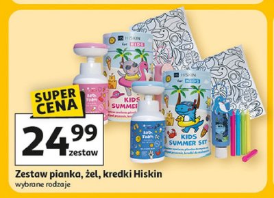 Zestaw w pudełku: pianka + żel + kredki HISKIN ZESTAW promocja