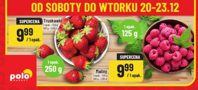 Truskawki w czekoladzie z matchą Soti promocja w POLOmarket