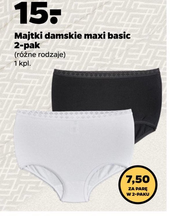 Majtki damskie maxi promocja