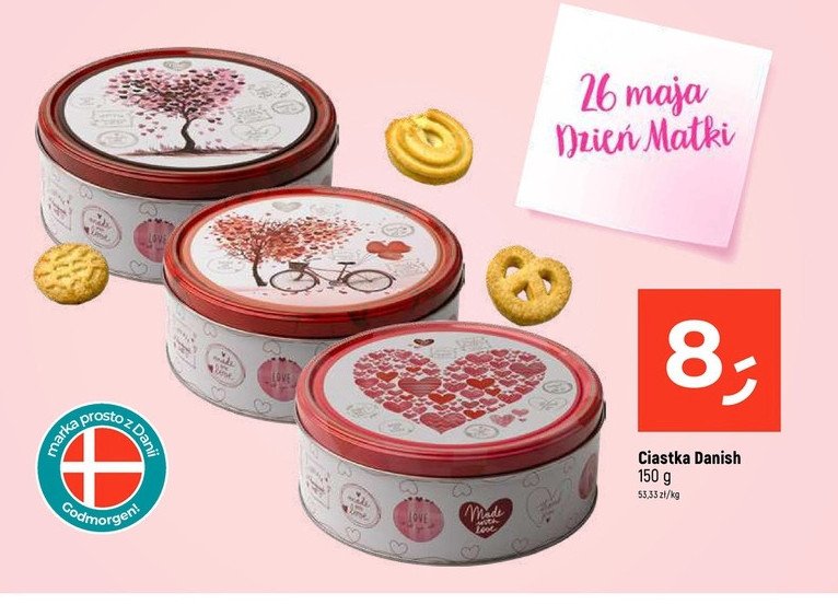 Ciastka danish promocja
