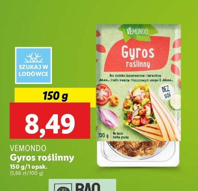 Gyros roślinny Vemondo promocja