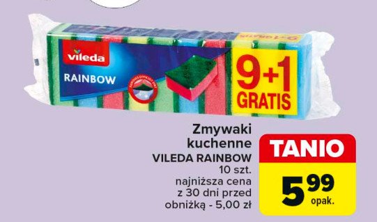 Zmywak rainbow Vileda promocja