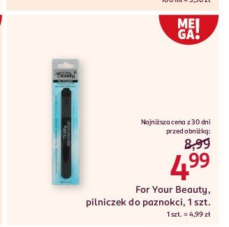 Pilniczek do paznokci For your beauty promocja