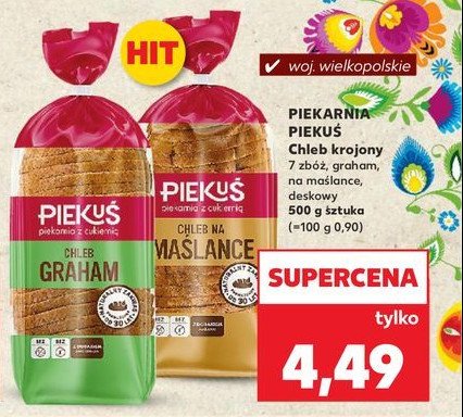 Chleb graham krojony Pieku艣 promocja