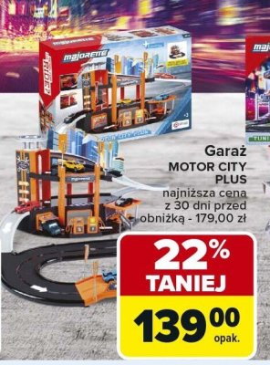 Garaż MAJORETTE MOTOR CITY PLUS promocja w Carrefour