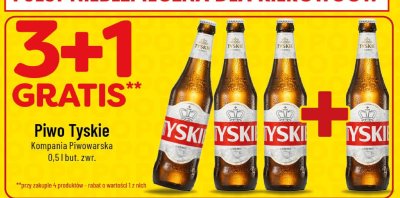 Piwo Tyskie Kompania Browarska 0,5 l but. zwr. promocja w POLOmarket