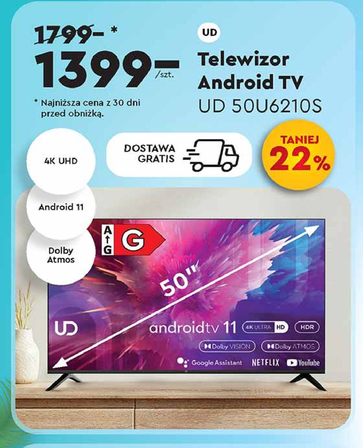 Telewizor 50u6210 promocja