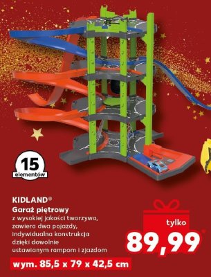 Garaż piętrowy KIDLAND z wysokiej jakości tworzywa promocja w Kaufland