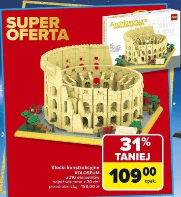 Klocki konstrukcyjne KOLOSEUM promocja w Carrefour