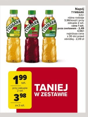 Napój cytryna-mięta Tymbark 1936 promocja