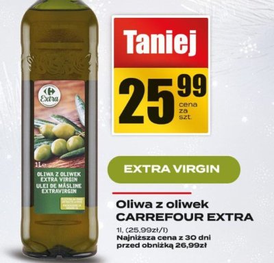 Oliwa z oliwek CARREFOUR EXTRA promocja w Supeco