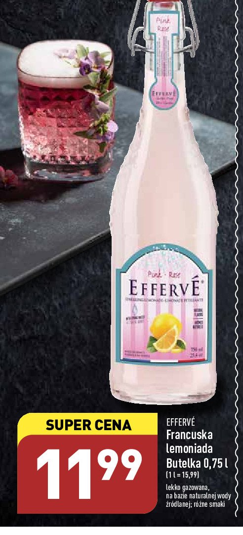Lemoniada cytrynowa Efferve promocja