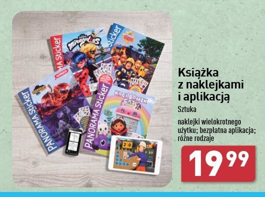 Książka z naklejkami i aplikacją promocja w Aldi